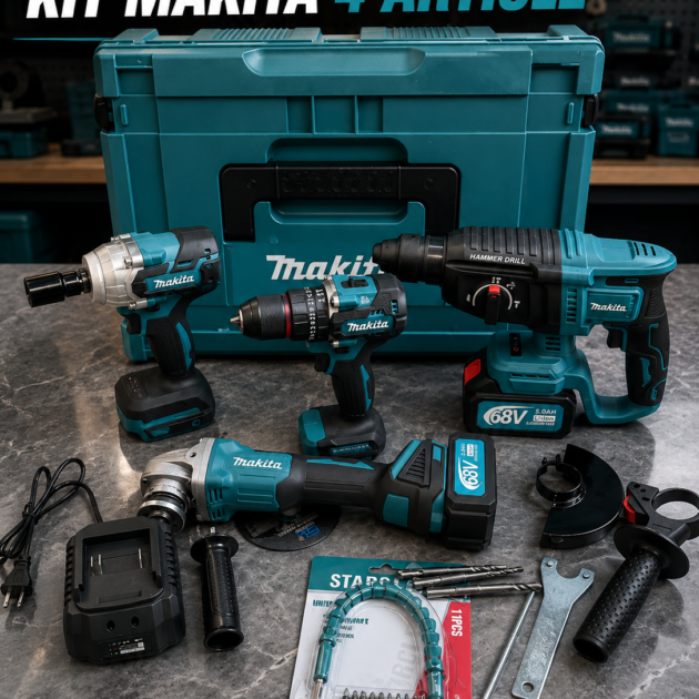 Kit makita 4pcs